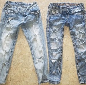 Miss Me Rock Revival Capris